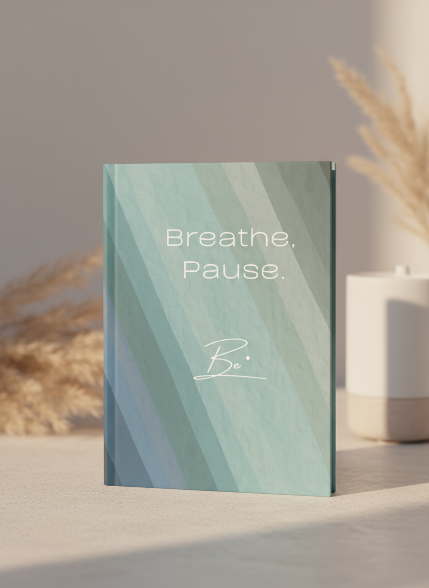 Be, breathe, pause Be. (journal)