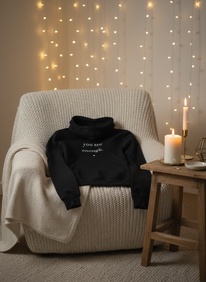 Be. you are enough. (unisex hoodie)