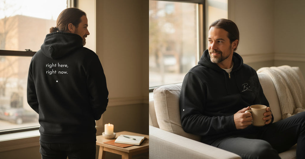 Be. right here, right now. (katie zipper edition)