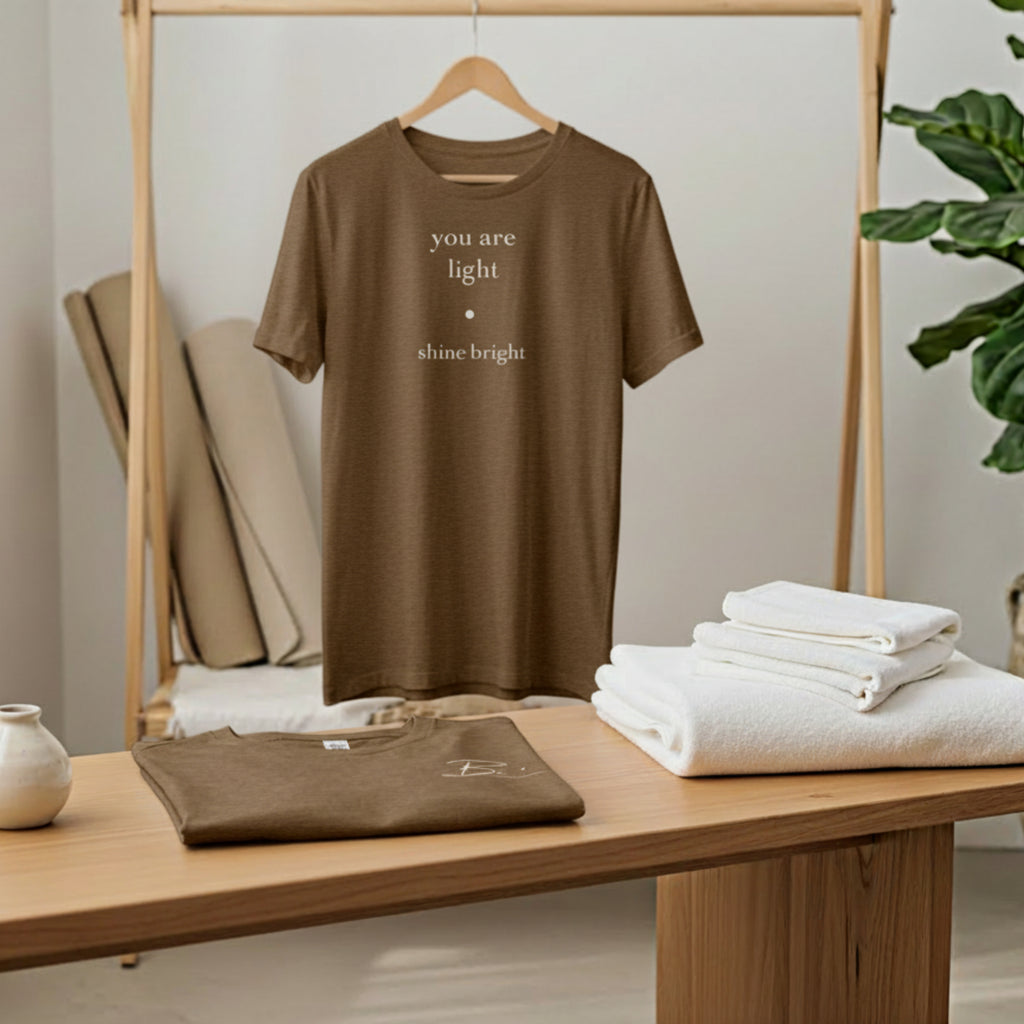 Be. you are light. (unisex tee)