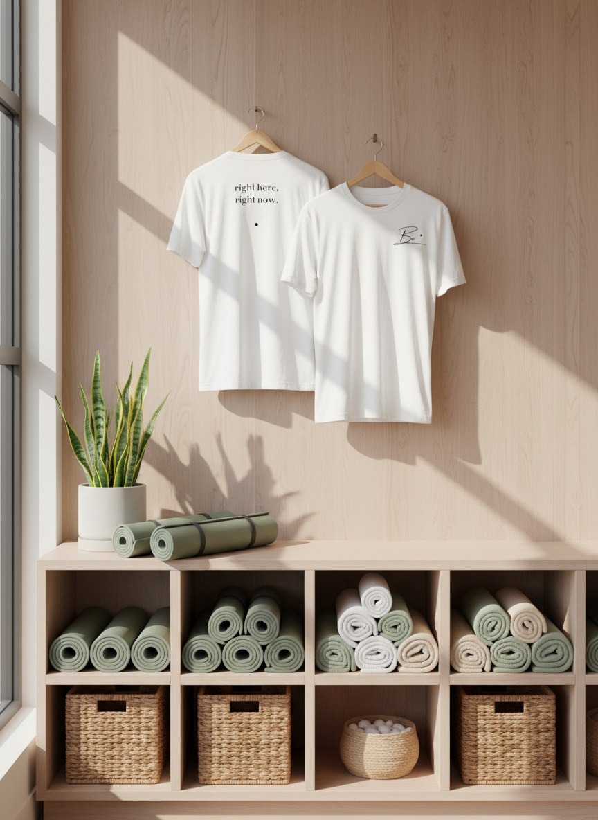 Be. right here, right now (unisex tee)